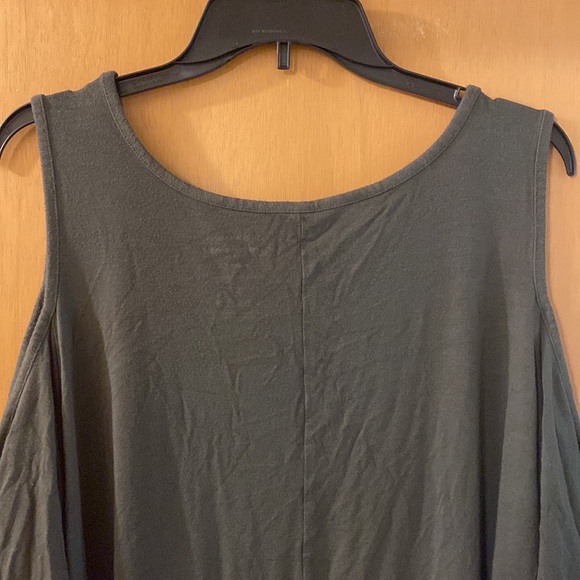 Torrid Super Soft Knits Olive Green Floral Cold Shoulder Tee Shirt Plus Size 5 - Picture 11 of 13